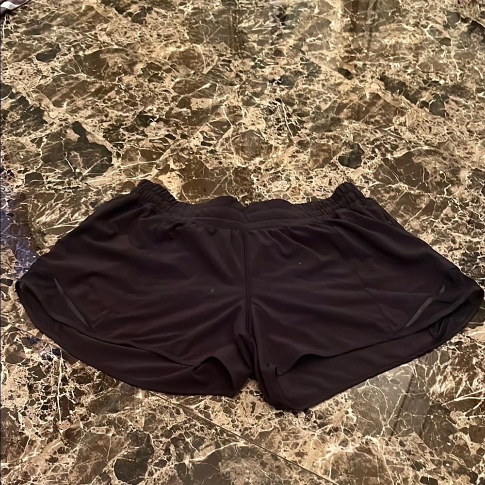 Lululemon Athletica Black Athletic Shorts Lightweight Stretch